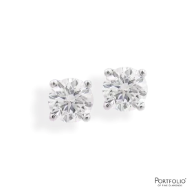 0.30ct Diamond White Gold Earrings