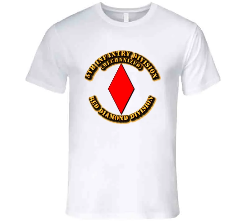 5th Infantry Division - Red Diamond Division T Shirt