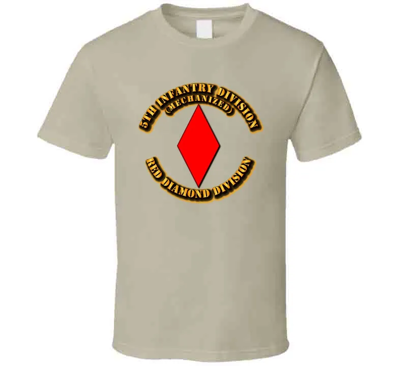 5th Infantry Division - Red Diamond Division T Shirt