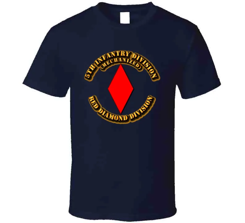 5th Infantry Division - Red Diamond Division T Shirt