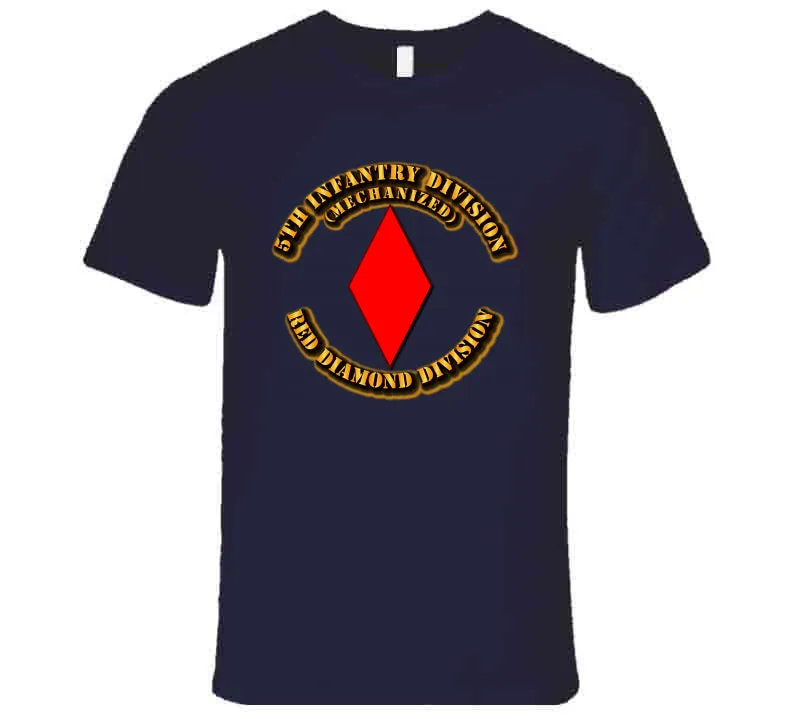 5th Infantry Division - Red Diamond Division T Shirt