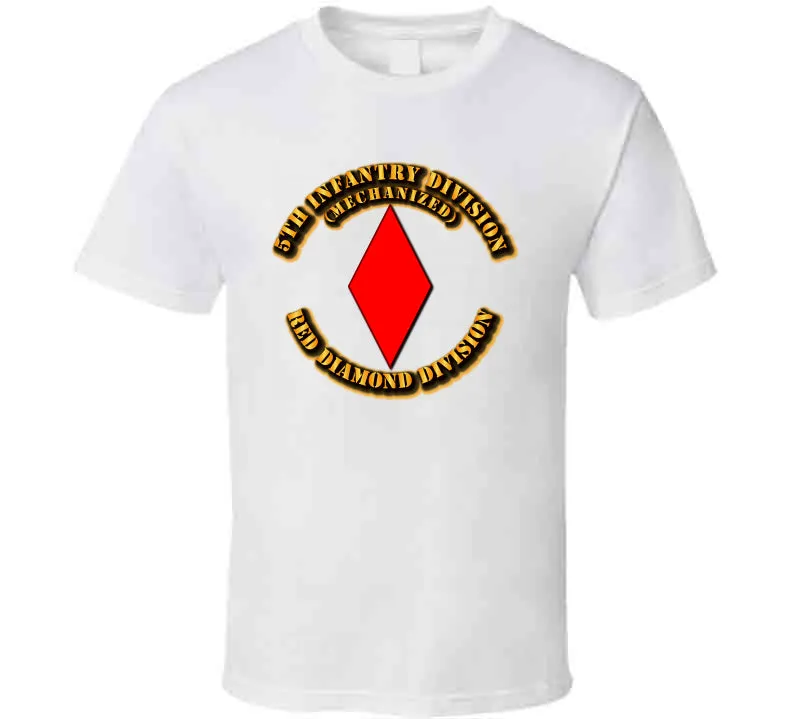 5th Infantry Division - Red Diamond Division T Shirt