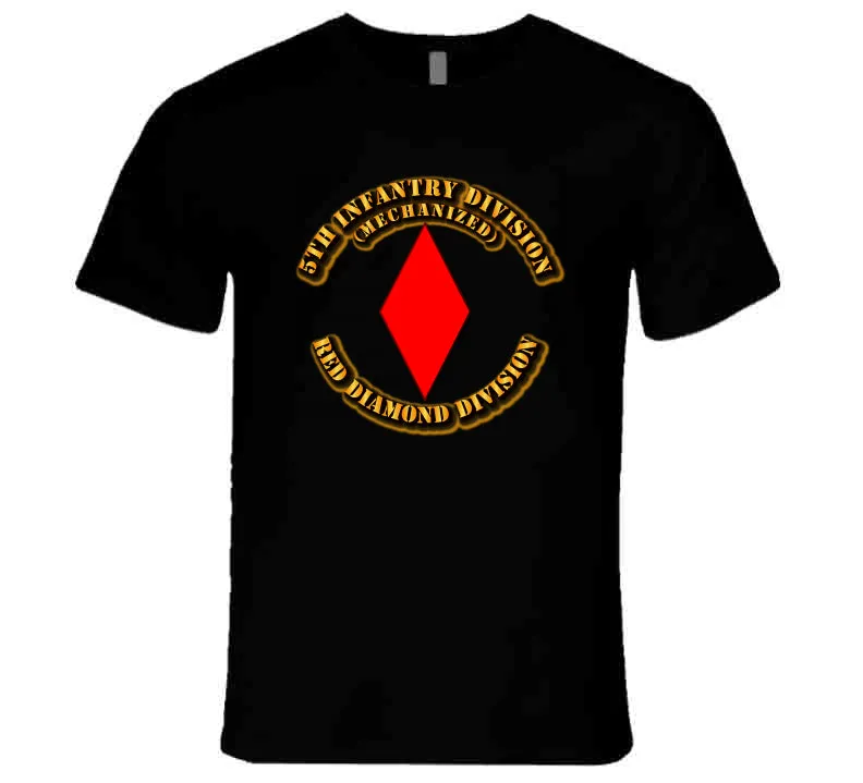 5th Infantry Division - Red Diamond Division T Shirt