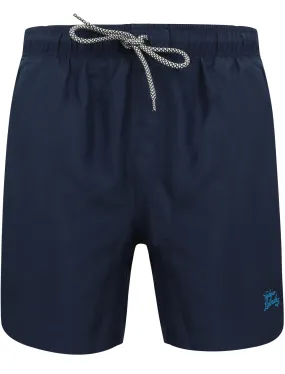 Algol Classic Swim Shorts In Iris Navy - Tokyo Laundry