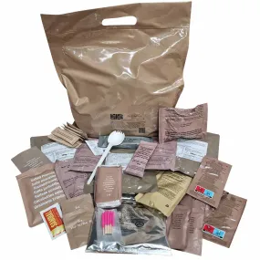 British Army 24 Hour Operational Ration Pack Halal - Menu 8