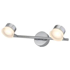 Paisley 2 X 4.5W Straight Bar LED Spotlight - Polished Chrome