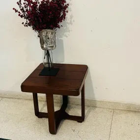 Pasbaan : Art Deco Teakwood  Square   table