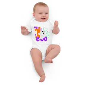 "My First Boo" Organic cotton baby bodysuit