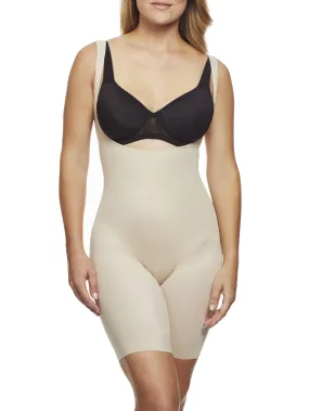 Shape Away® Open-Bust Thigh Slimmer Bodysuit