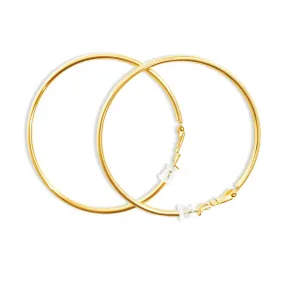 The Elliot Hoops (M) - Gold Filled